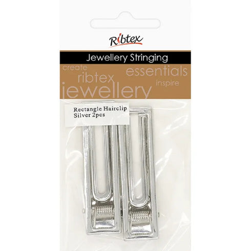 JF Flat Rectangle Hair Clips